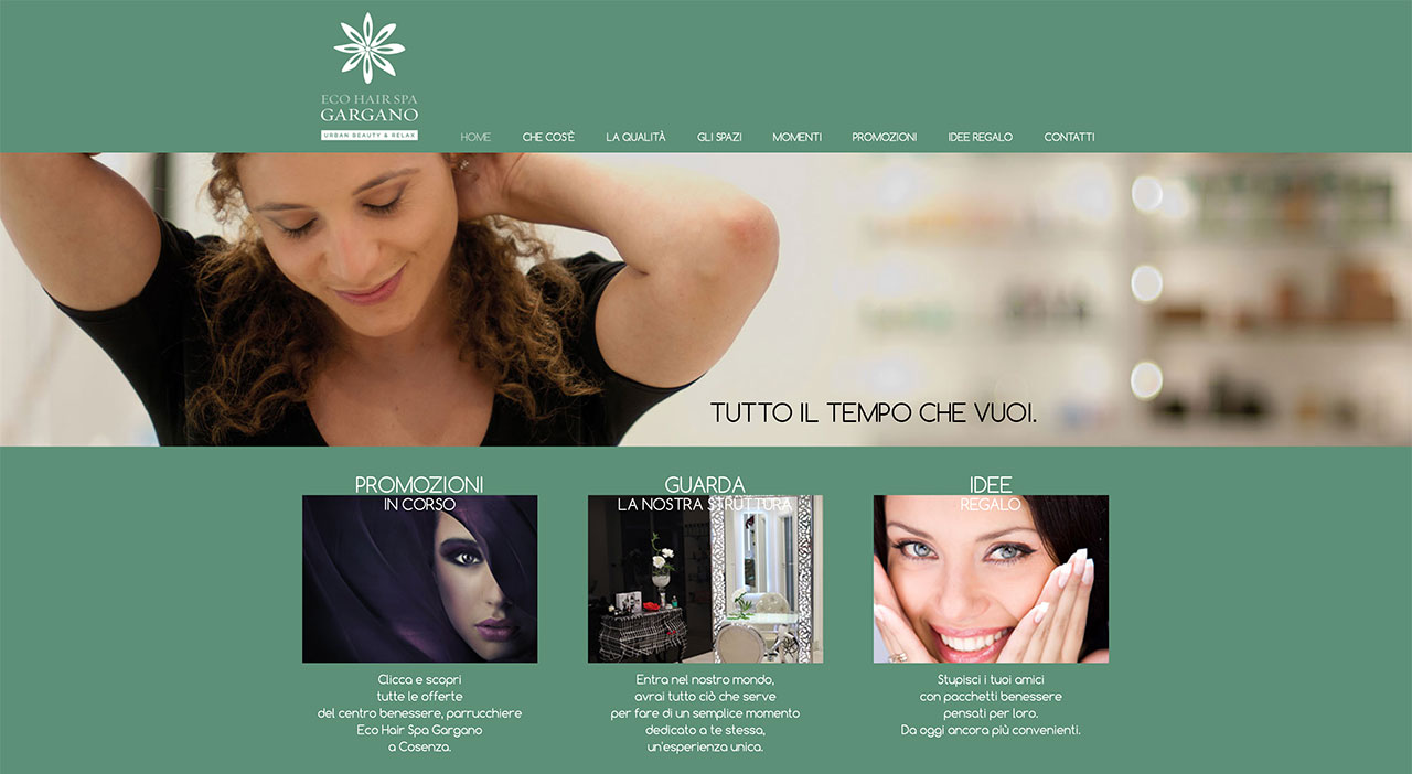sito internet Gargano Eco Hair Spa