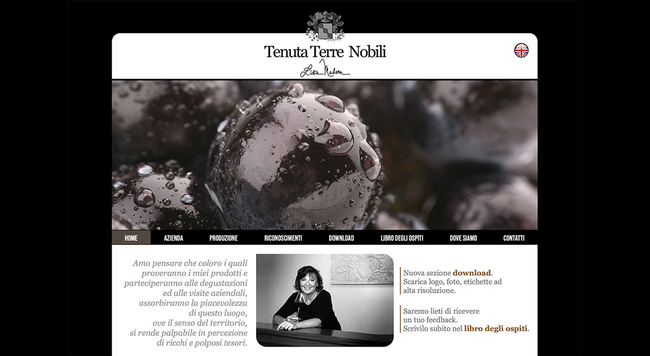 sito internet Tenuta Terre Nobili