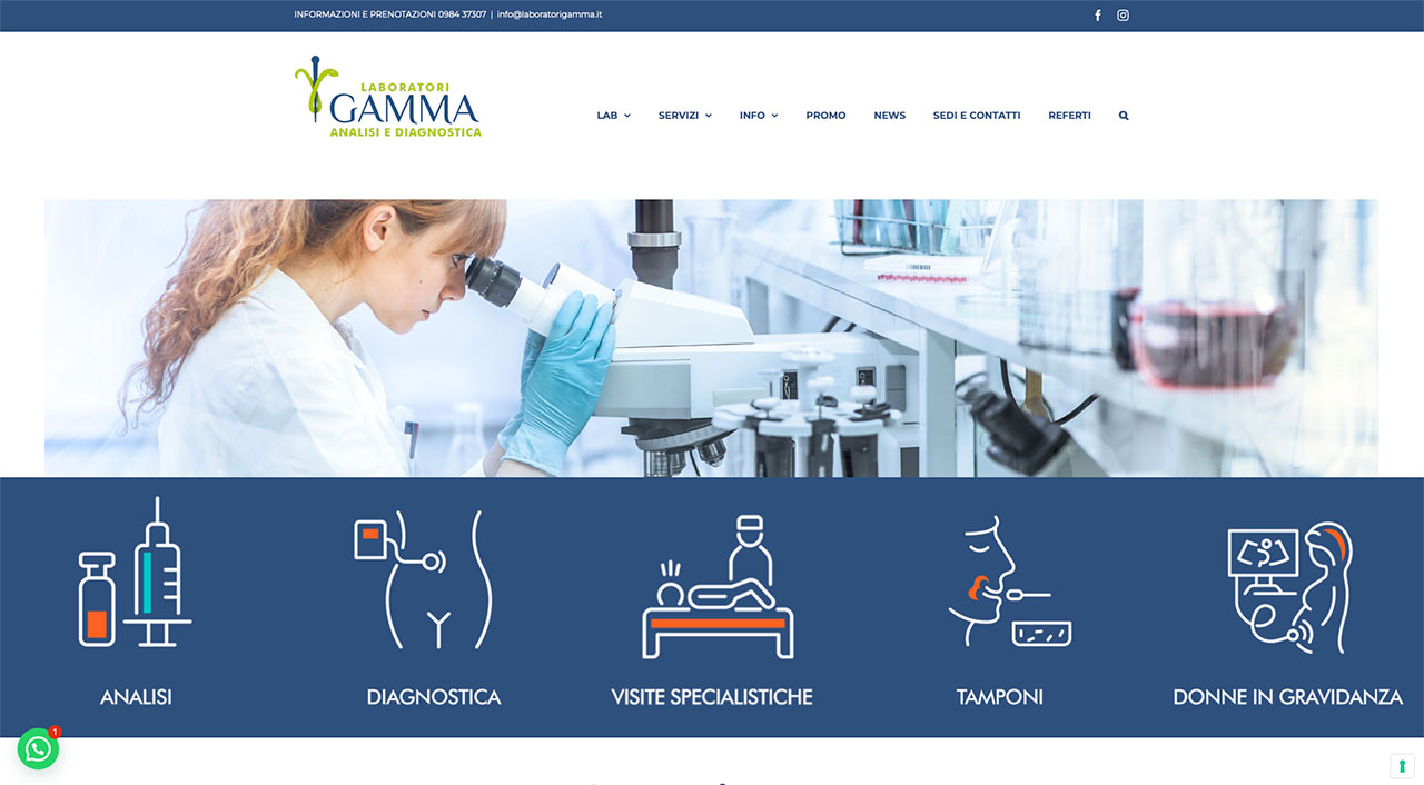 sito internet laboratori gamma